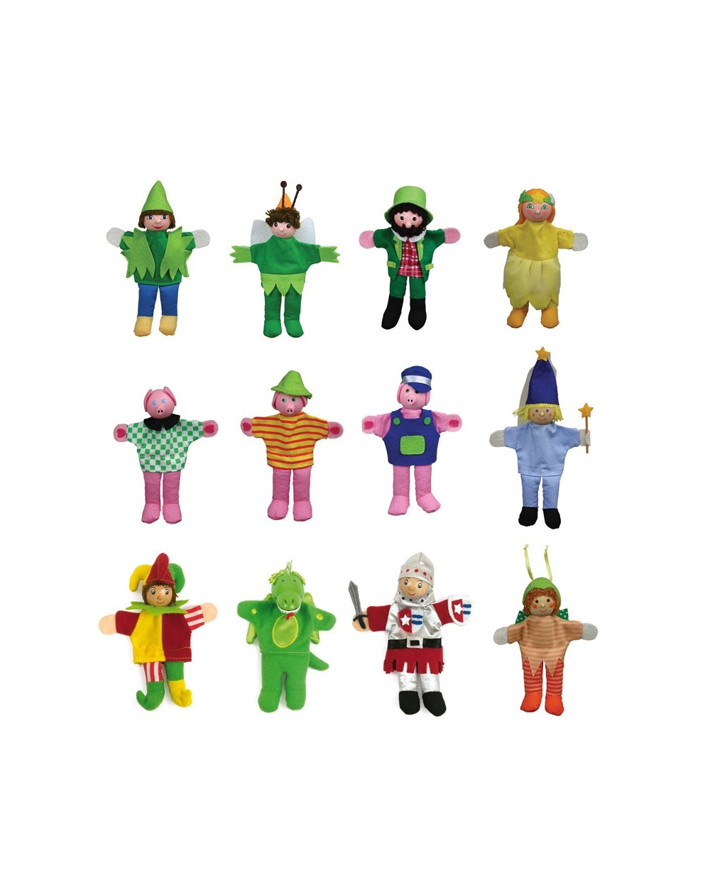 Halloween Character Finger Puppets - 12 Pc.